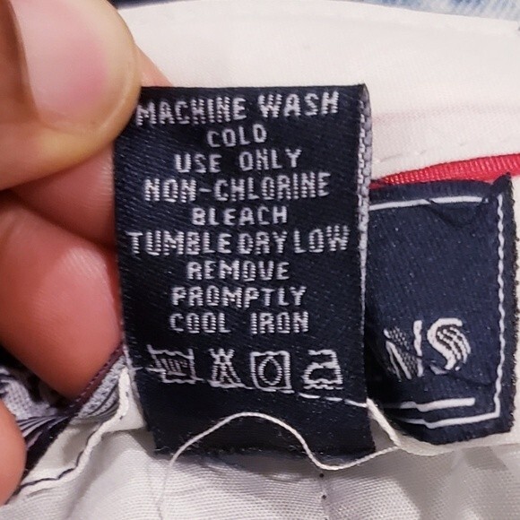 Brock Jeans Linen Blend Navy Pants Size 36/34 - Picture 5 of 5